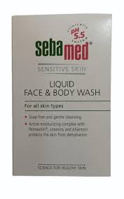 Beauty & Skin Care, SEBAMED LIQUID FACE AND BODY WASH 200ML
